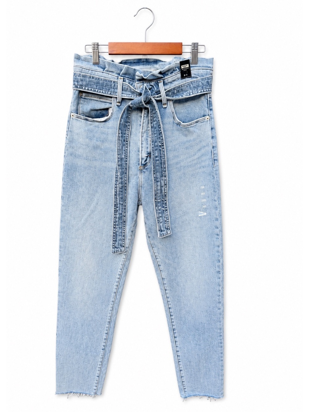 Abercrombie & Fitch Blue Jeans Denim Ultra High Rise Skinny Jeans 28 6s belted